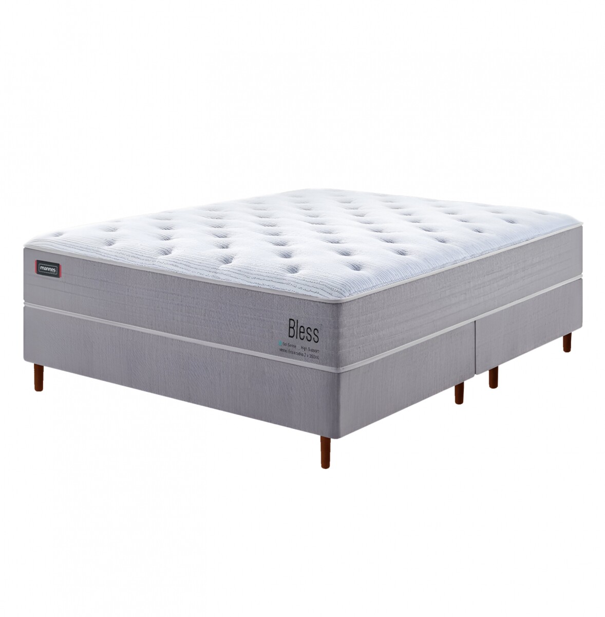 Sommier QUEEN Resortes Pocket 150 Kg - Bless 