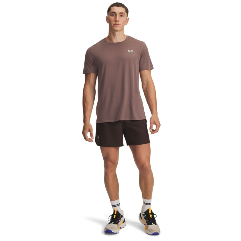 UA TRAIL RUN LAUNCH SHORTS-BRN BRN-246