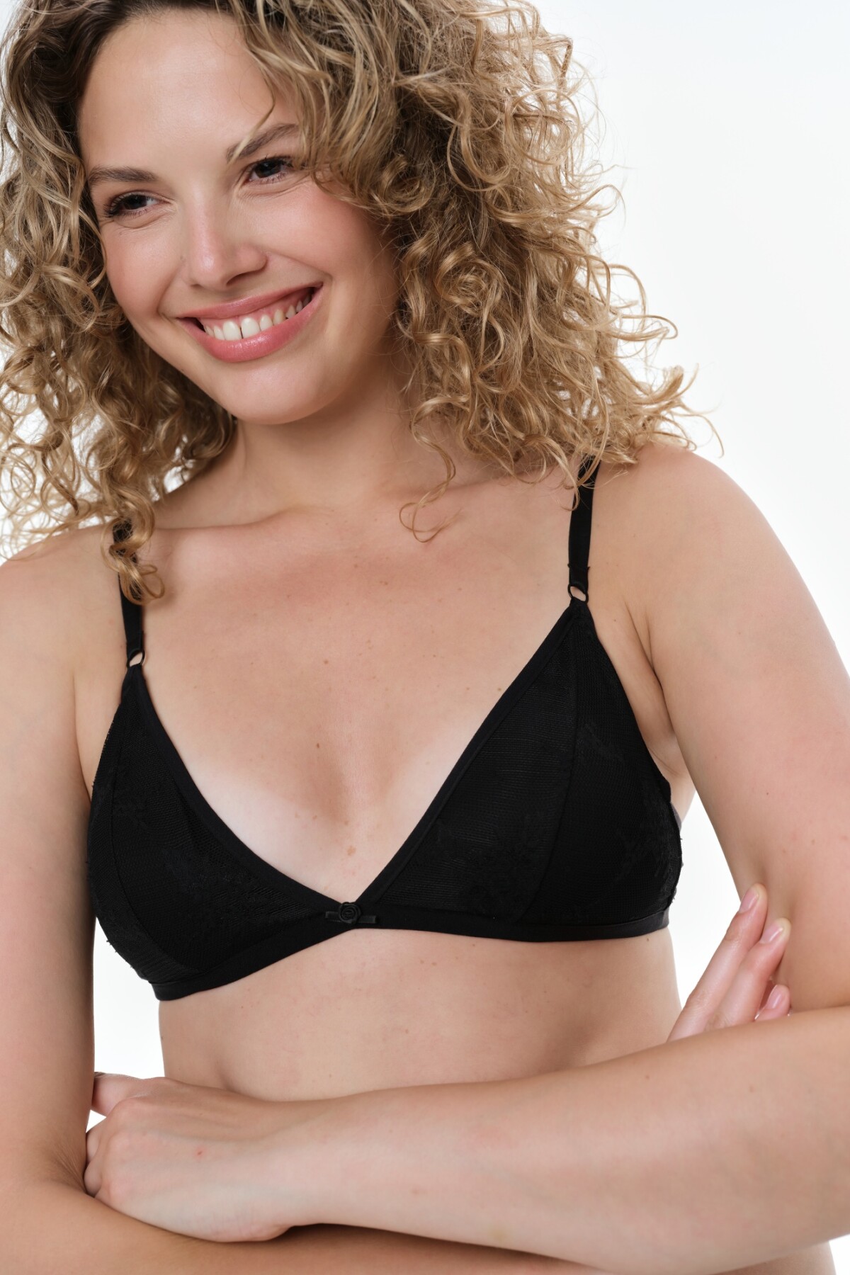 Bralette Soft seduction Negro