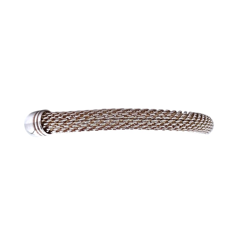 Brazalete tejido-Plata 925-Sin piedra-BR3022 sinpiedra