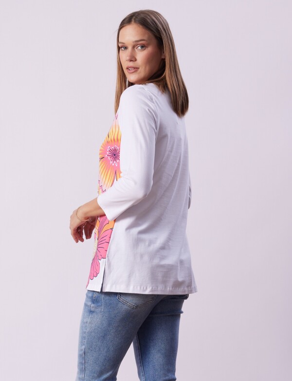 Blusa Flores BLANCO/MULTI