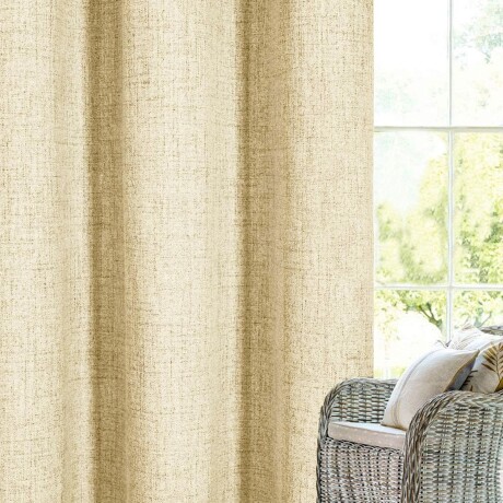 Cortina Blackout 140x230 Cm No Pasa Luz Living Dormitorio Beige