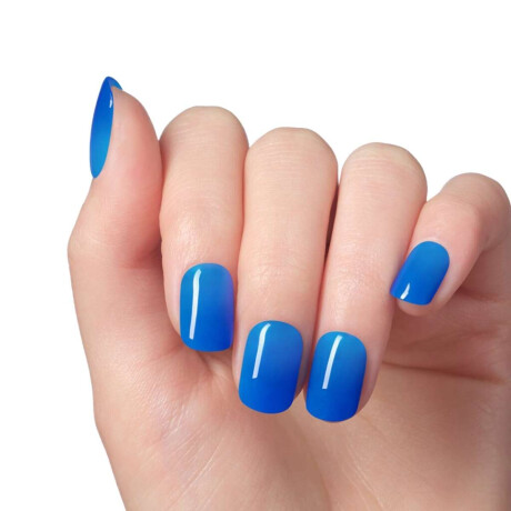 Uñas En Gel Listas (Press On) Aqua