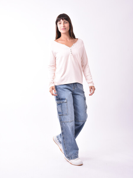 REMERA LORA ROSA VIEJO