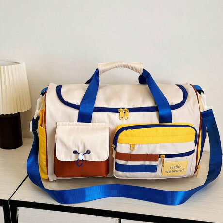 Bolso de viaje con bolsillos Azul