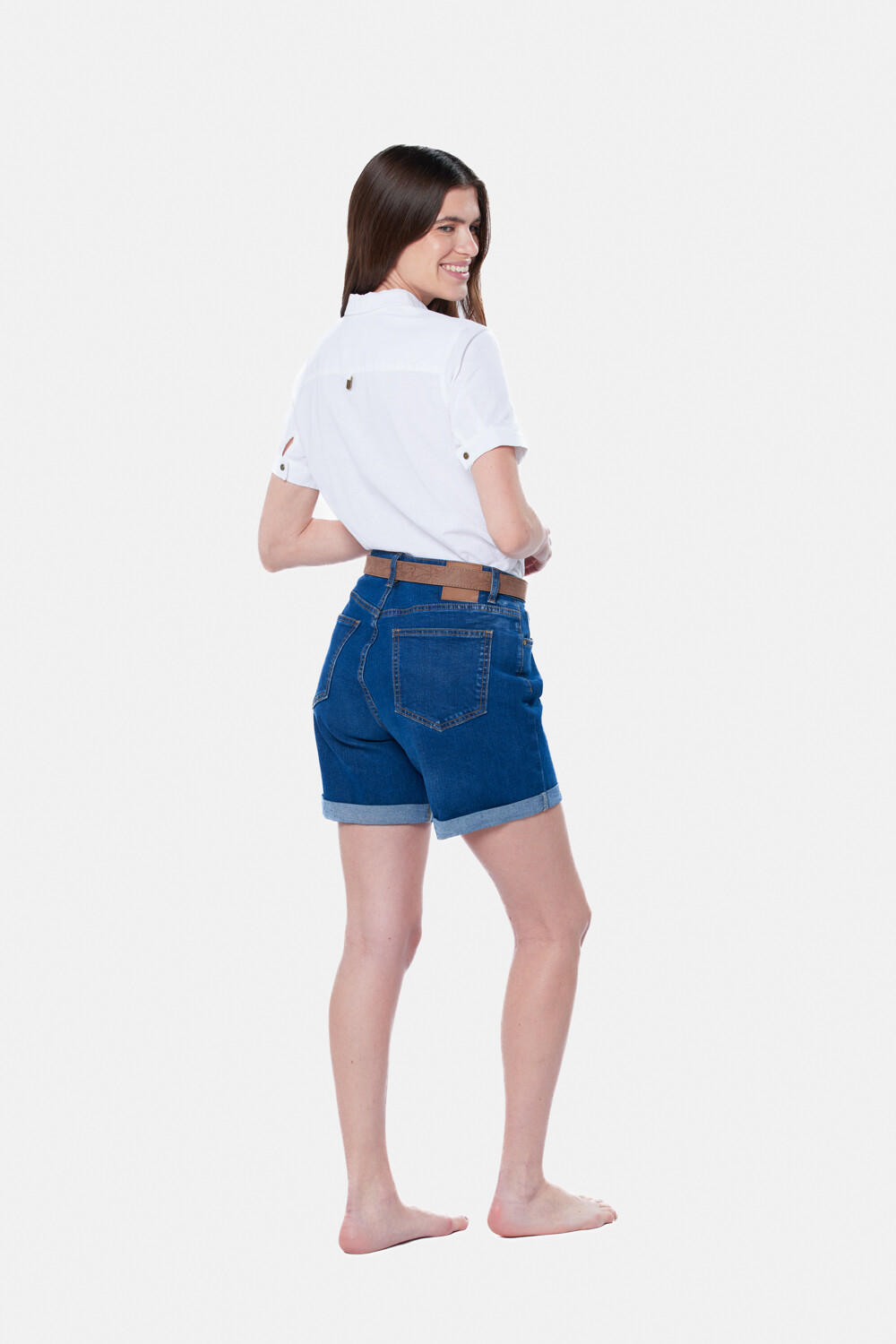 SHORT DE JEAN Azul