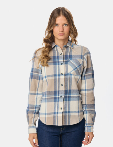 CAMISA DE VIYELA Beige