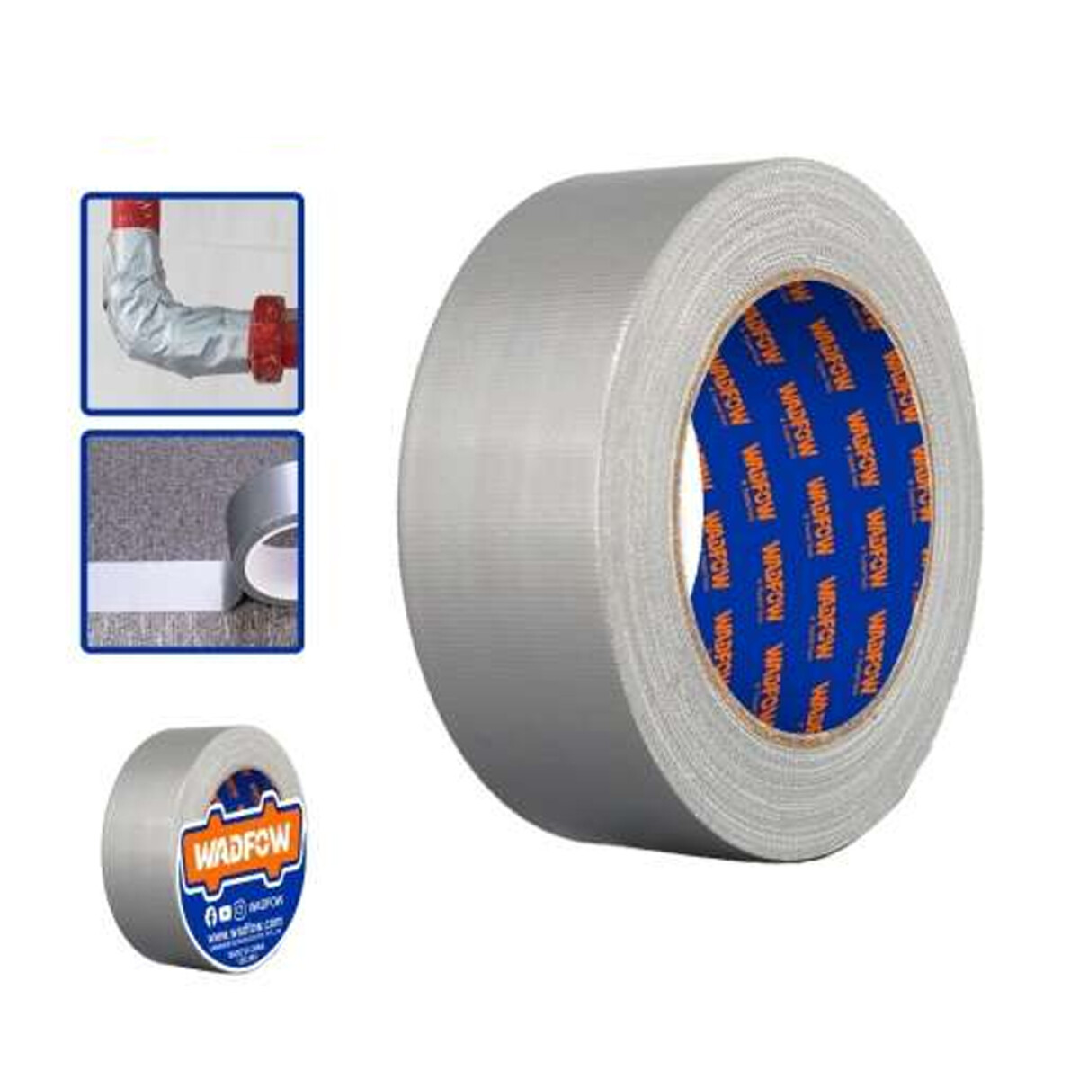 Cinta Pato 25m X 48mm Gris Modelo Wvt2h12 Wadfow 