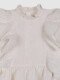 Blusa De Openwork Con Volantes Blanco