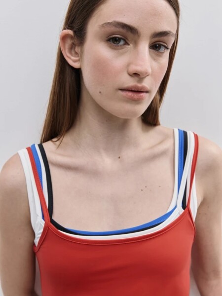 MUSCULOSA P.CAKE TULIPAN ROJO
