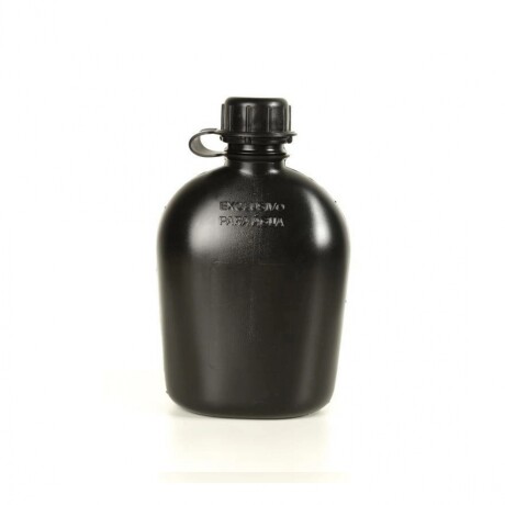 Caramañola botella plástica 900ml Negro