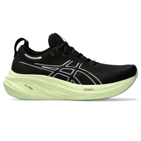GEL Nimbus 26 - Mujer Black/cool Matcha