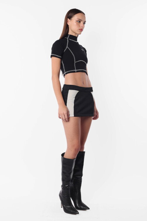Baby Tee Nahen Negro