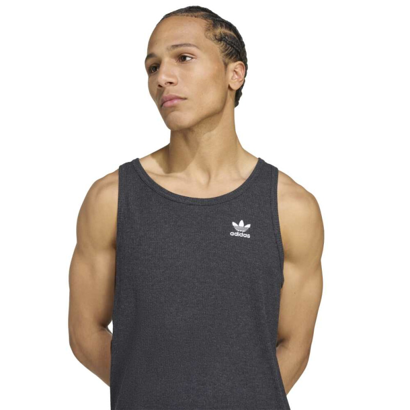MUSCULOSA ADIDAS ESS TANK Hombre KA0648 Negro-blanco