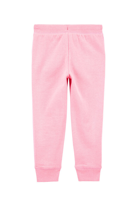 Pantalón deportivo de algodón, rosado Sin color