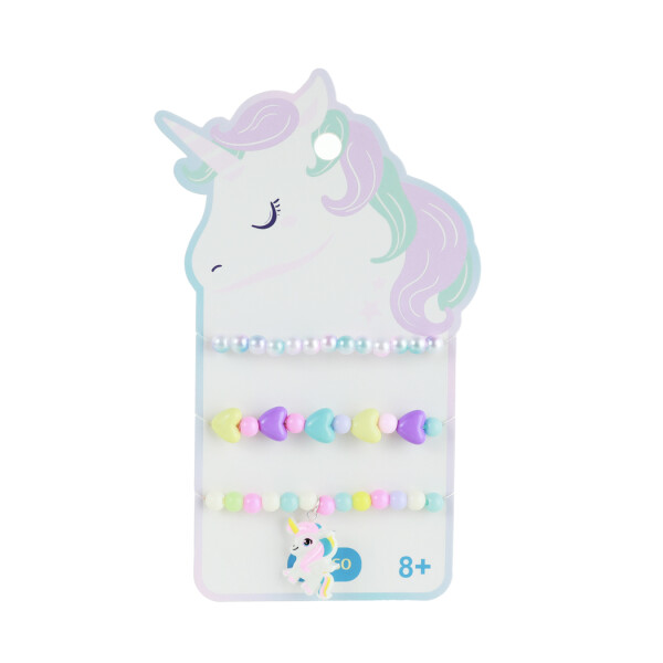 Pulseras Funny 3pcs unicornio