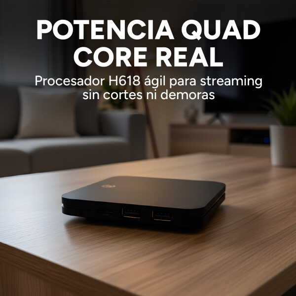 Smart Tv Box Goldtech 32Gb 4Gb Ram 4K Quad Core Android 11 Color Negro