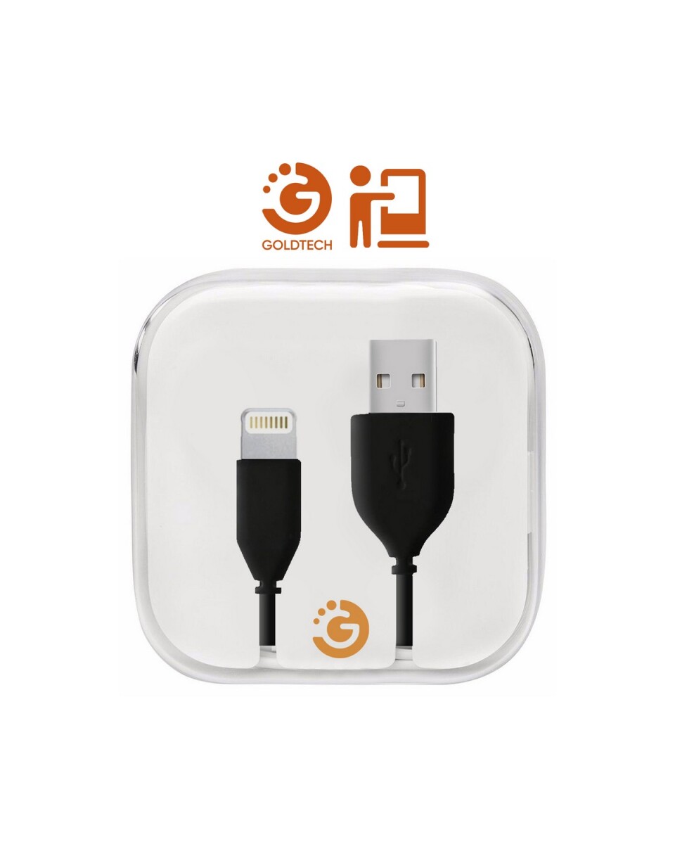 Cable USB iPhone X 8 7 6s 6 5s Plus Goldtech 