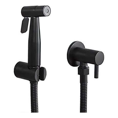 Monocomando Ducha Higiénica Para Bidet Negro Mate Monocomando Ducha Higiénica Para Bidet Negro Mate