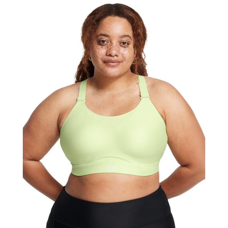 UA Infinity High 2.0 Bra-YLW GRN-383