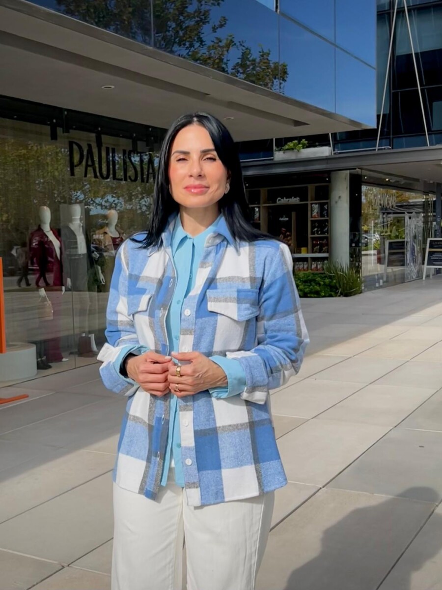 Camisa Malu - Azul 