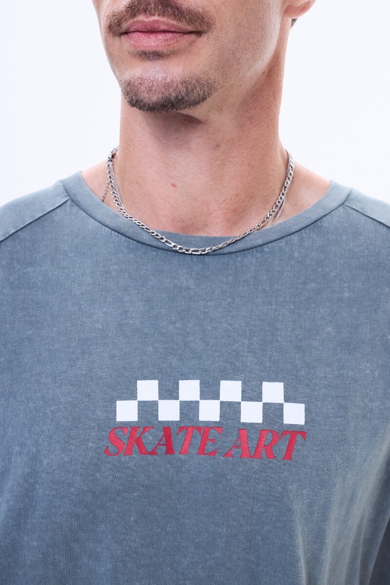 Remera Apollo Gris oscuro