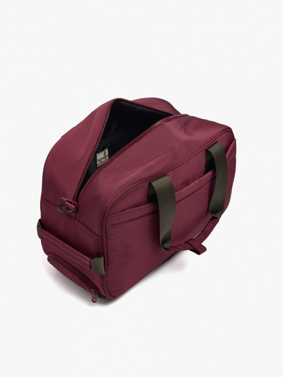 Bolso De Fin De Semana De Nylon rojo