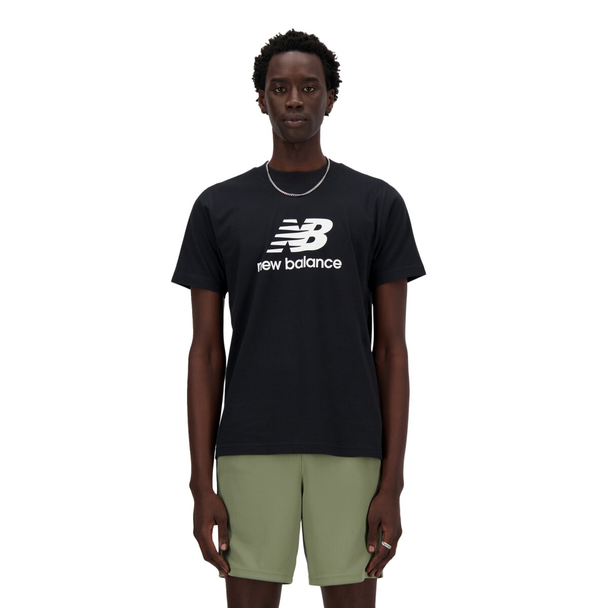 Remera New Balance de Hombre - MT41502BK - BLACK 