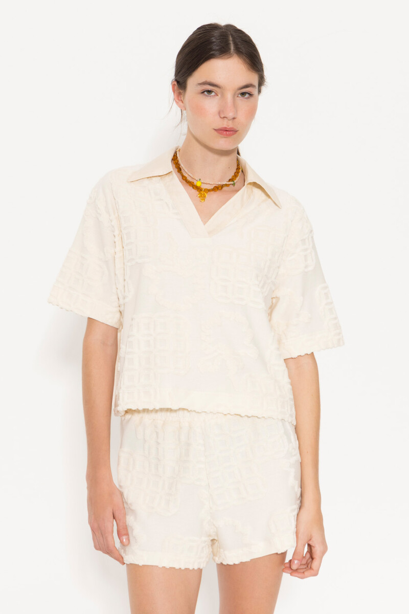 REMERA SANTORINI Beige