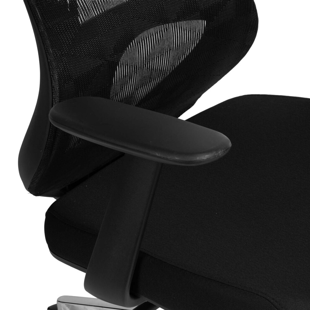 SILLA DE OFICINA MALLA NEGRO NOX