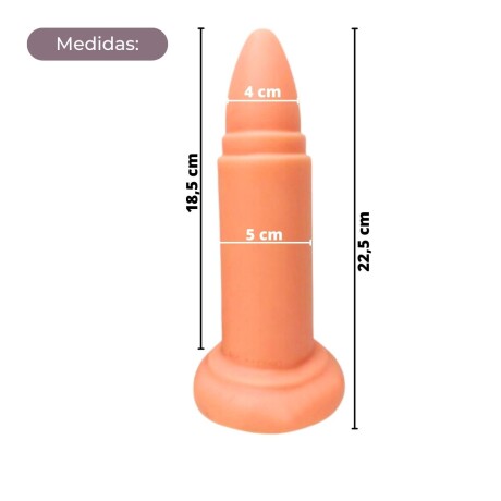 Plug de Silicona Extreme Missile Piel