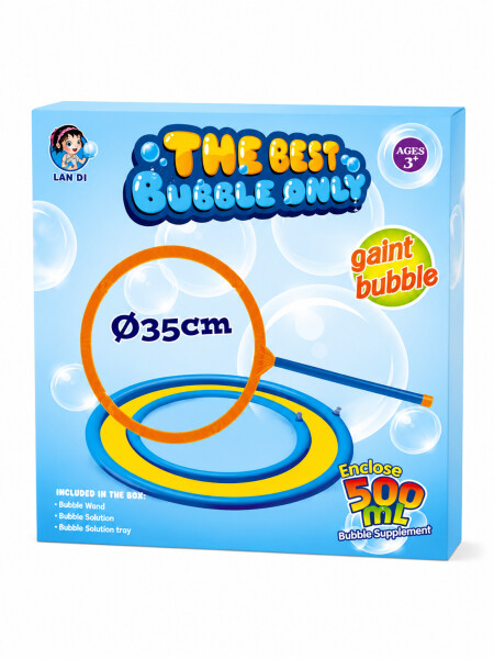 BURBUJERO CIRCULAR PLEGABLE CELESTE