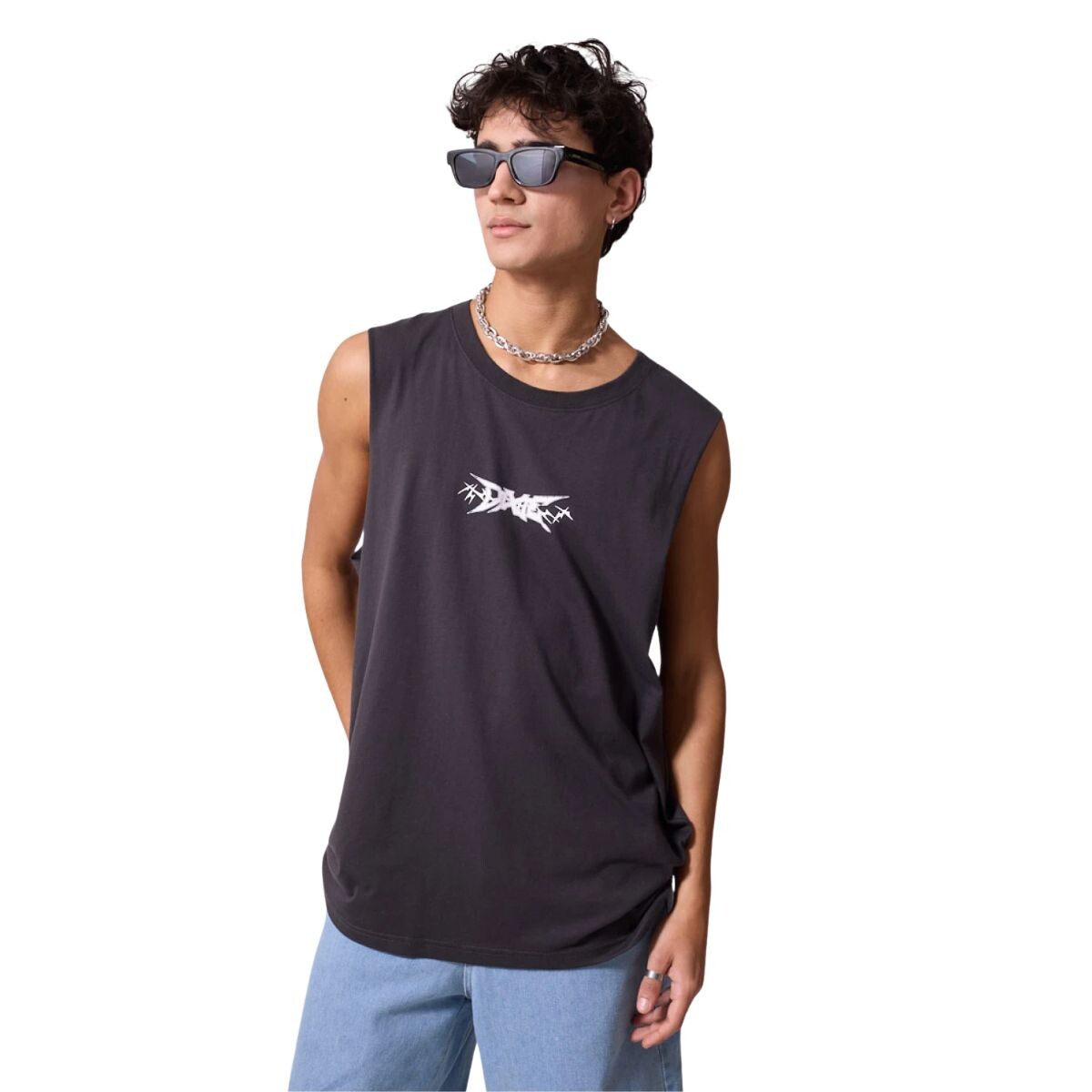 MUSCULOSA TIRIO XS-XXL - GRIS OSCUR 