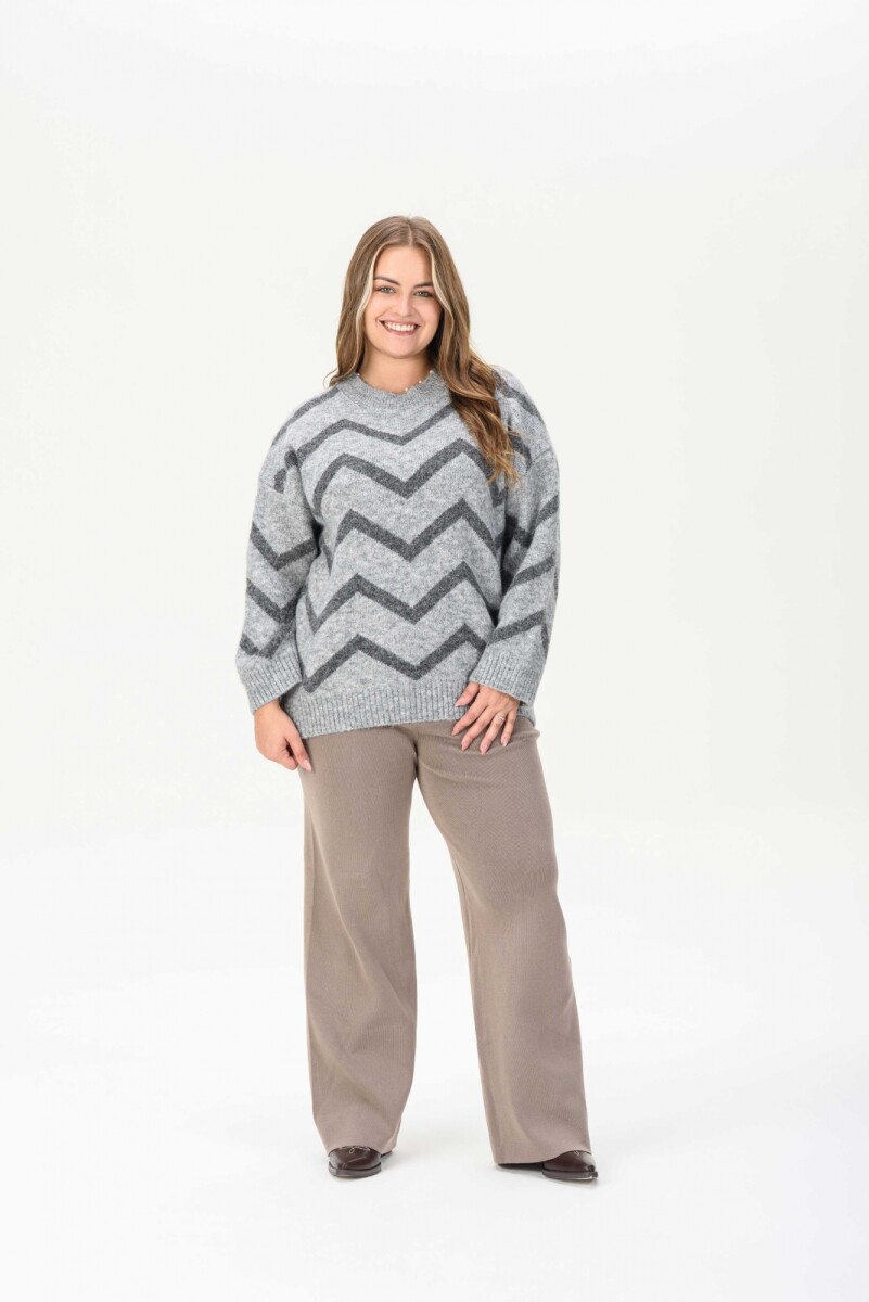 Sweater Horizonte - Gris 