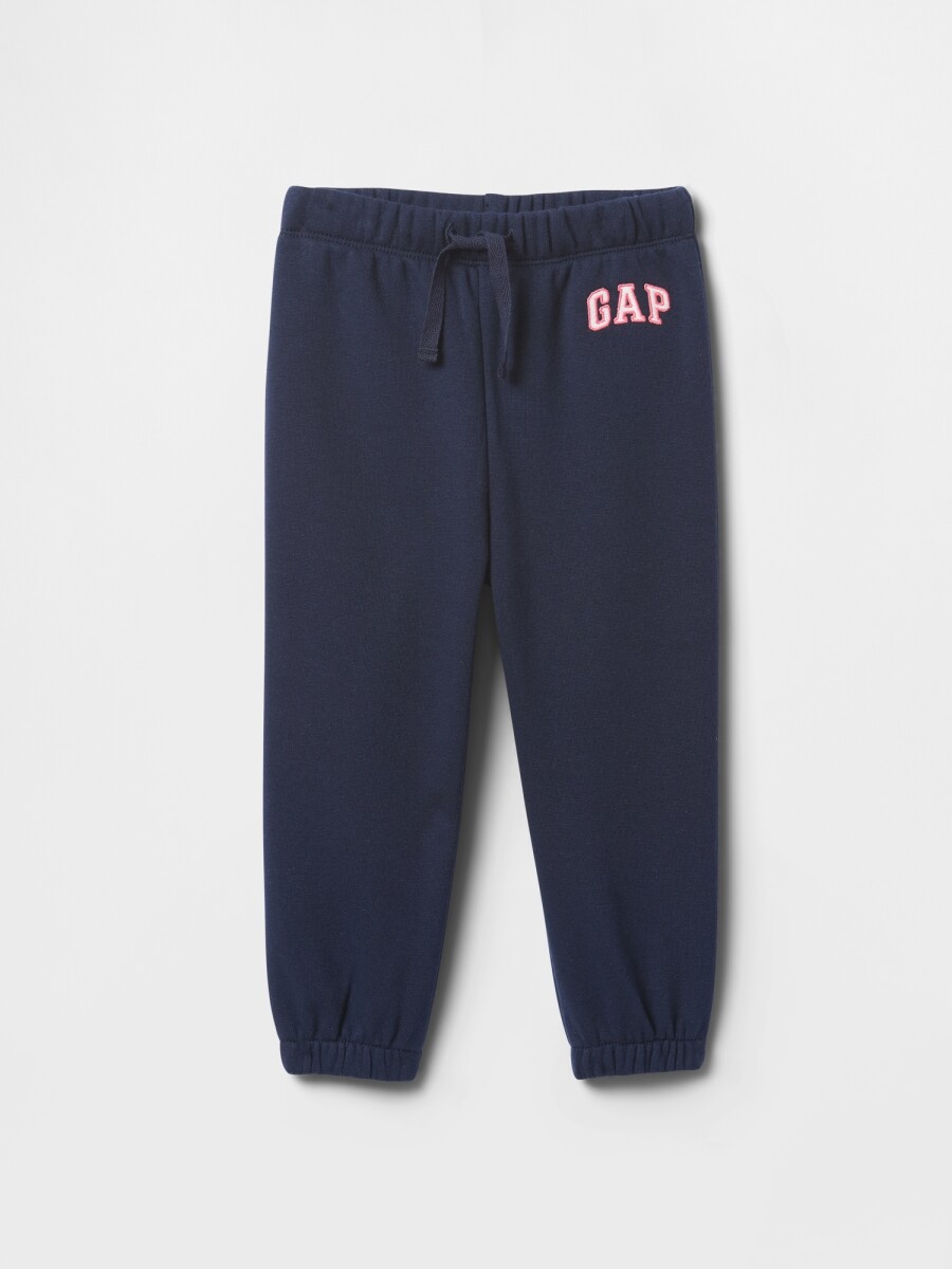 Pantalón Deportivo Logo Gap Toddler Niña - Tapestry Navy 