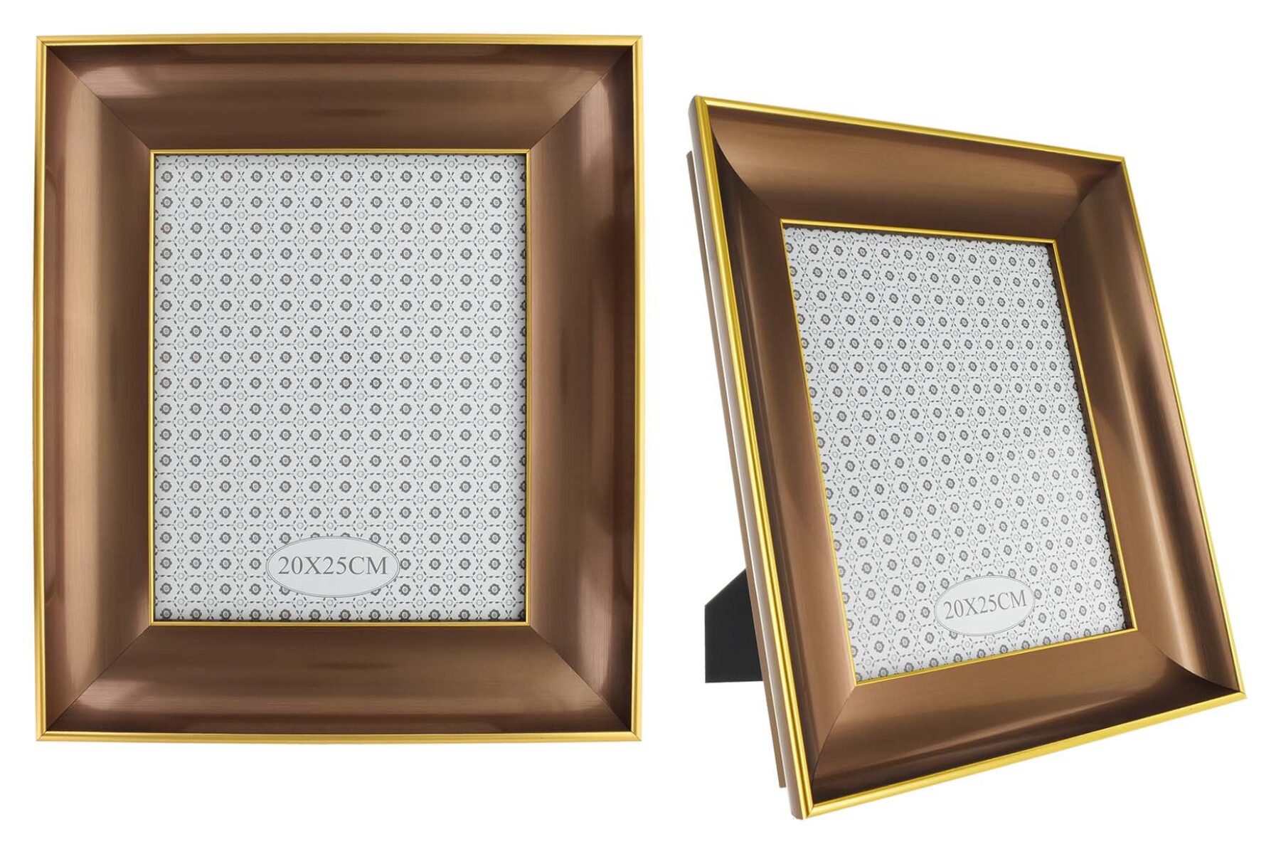 PORTARRETRATO PLASTICO MARCO CONCAVO ANCHO 29X34X4.5CM P/FOTO 20X25CM 23059 