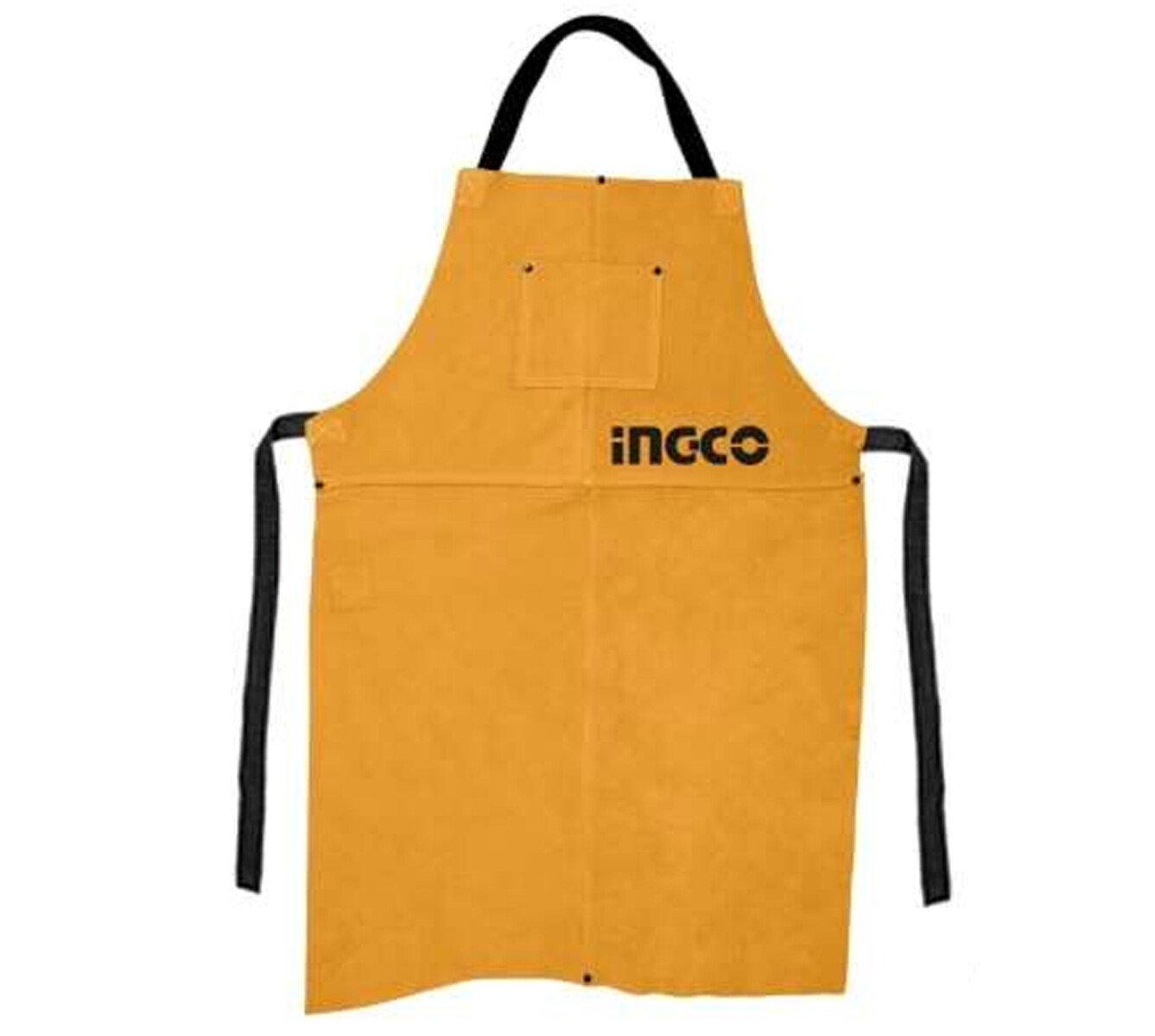 DELANTAL DE CUERO AMARILLO 90X60CM PARA SOLDADOR INGCO HGVA03 
