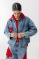 PRE VENTA CAMPERA JEAN CROCHET Rojo