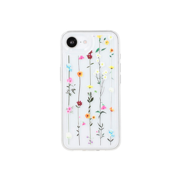 Protector para iPhone 16e transparente diseño flores Protector Para Iphone 16e Transparente Diseño Flores