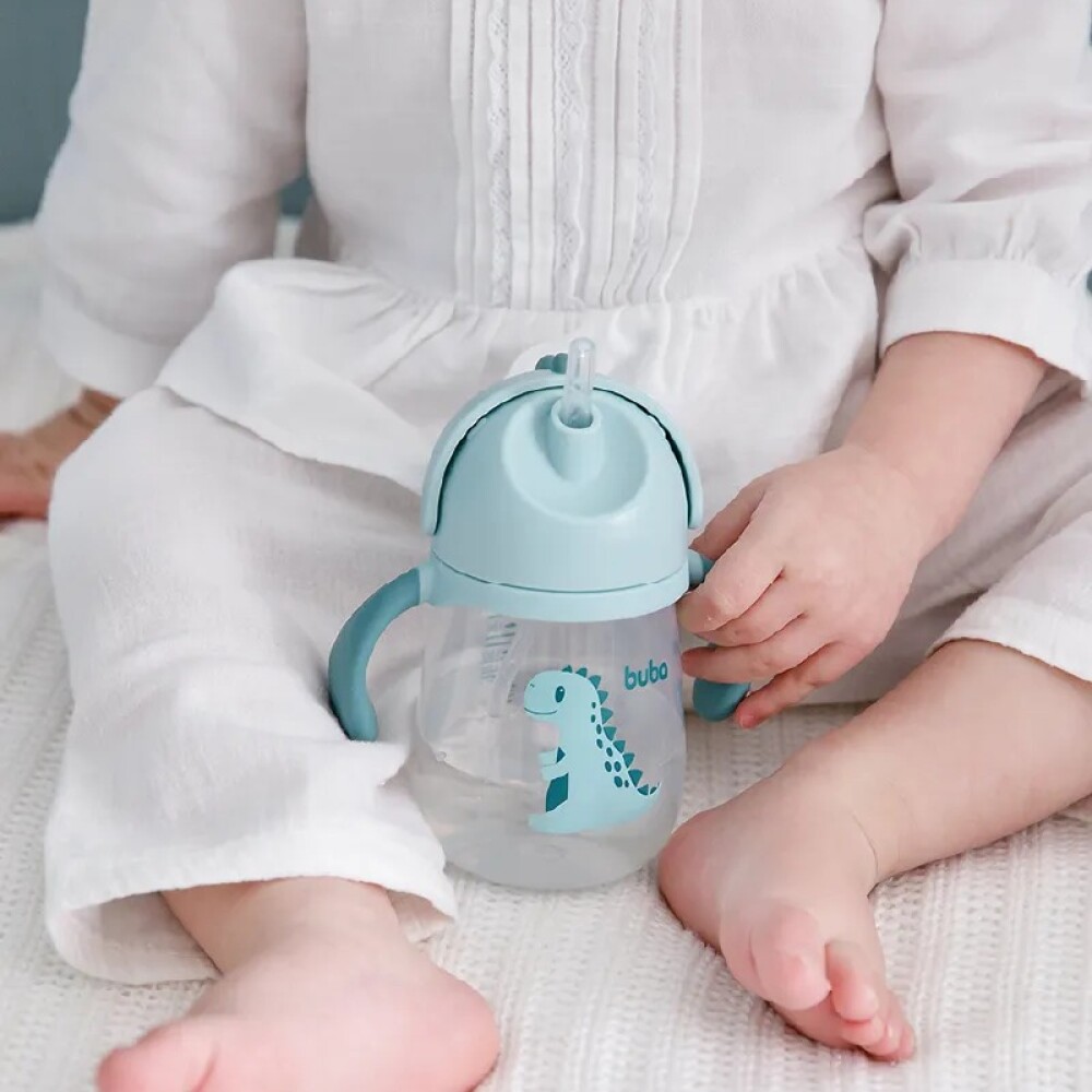 Vaso BUBA anticolico sorbito DINO Dino verde clasico