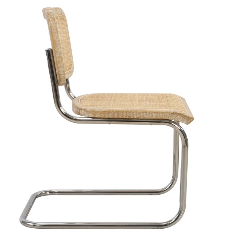 Silla BAUHAUS - Rattan y Madera Natural Silla BAUHAUS - Rattan y Madera Natural