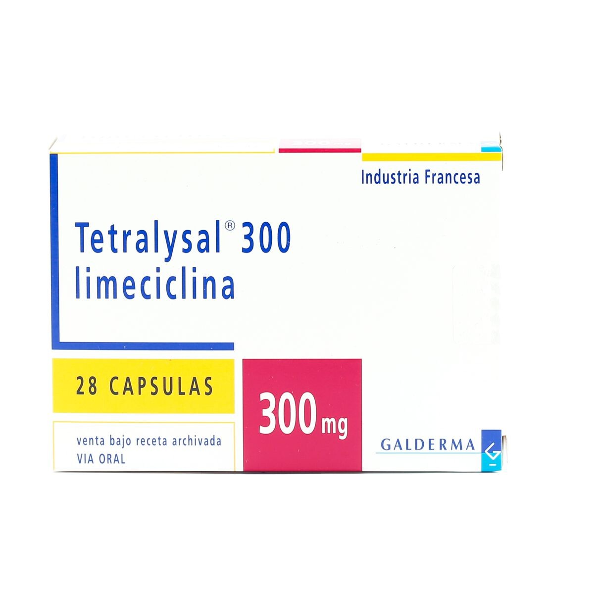 TETRALYSAL 300 MG. CJ X 28 CÁPS. 