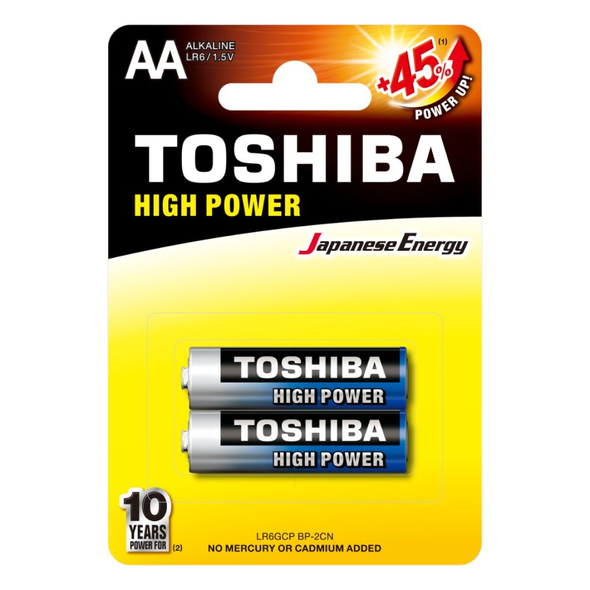 PILAS ALCALINAS AA X 2 TOSHIBA 