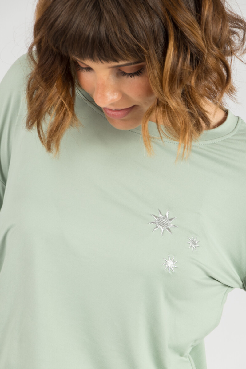 Pijama alaska peach Verde claro