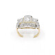 Anillo En Oro 18K Con Brillantes Y Diamantes Anillo En Oro 18K Con Brillantes Y Diamantes
