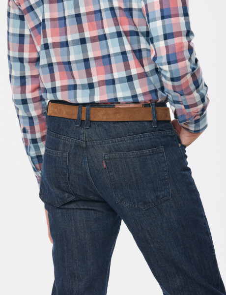 PANTALÓN DE JEAN CLÁSICO Azul oscuro