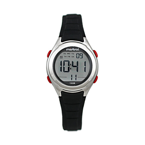 Reloj Mistral Deportivo Silicona Negro. "Producto sin caja" 0