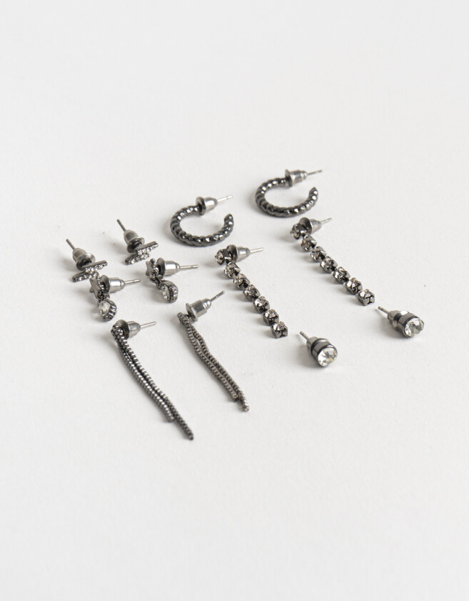 Aros Sets Con strass Set De Aros Con Strass - Dorado