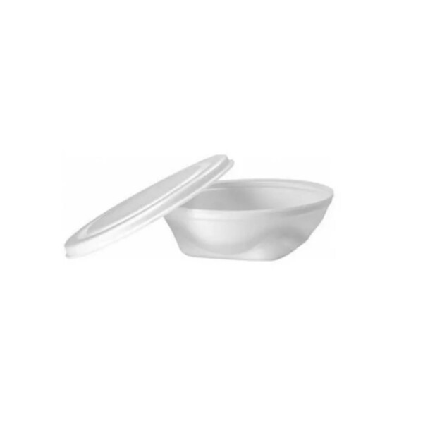 MARMITA C/TAPA 1100ML 18.7X7.2 CX100 BLANCO