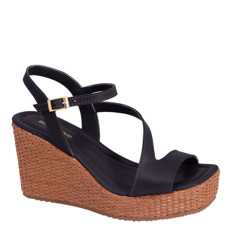 Sandalias de Mujer Bottero Plataforma Negro